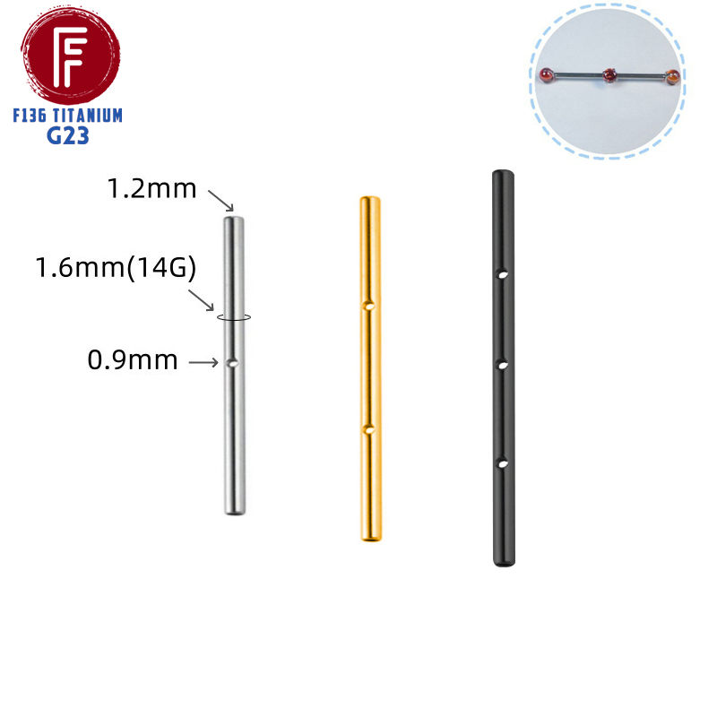 Body Jewelry Implant Grade - ASTM F136 – titane de qualité