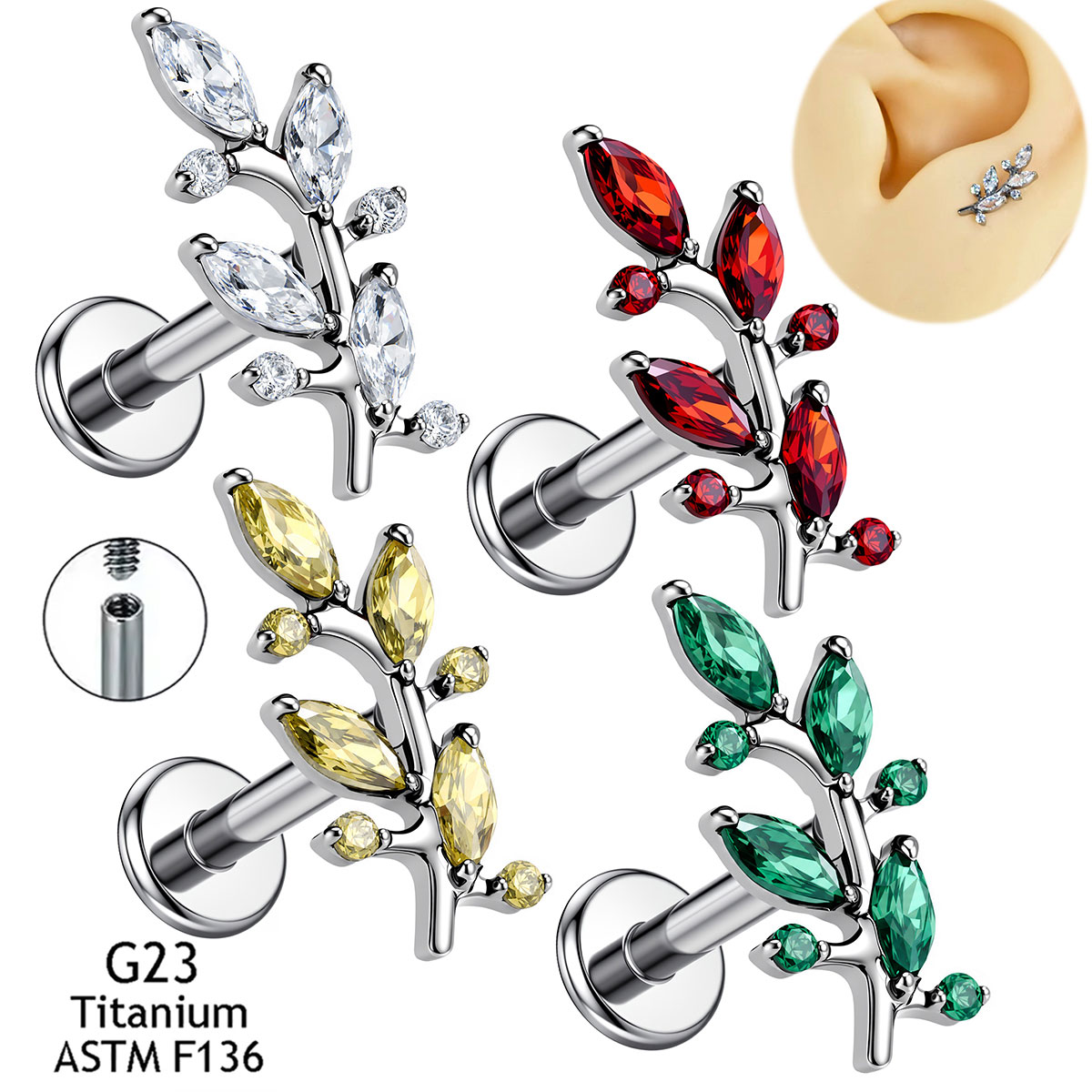 Body Jewelry Implant Grade - Nouveau bijou de corps en titane