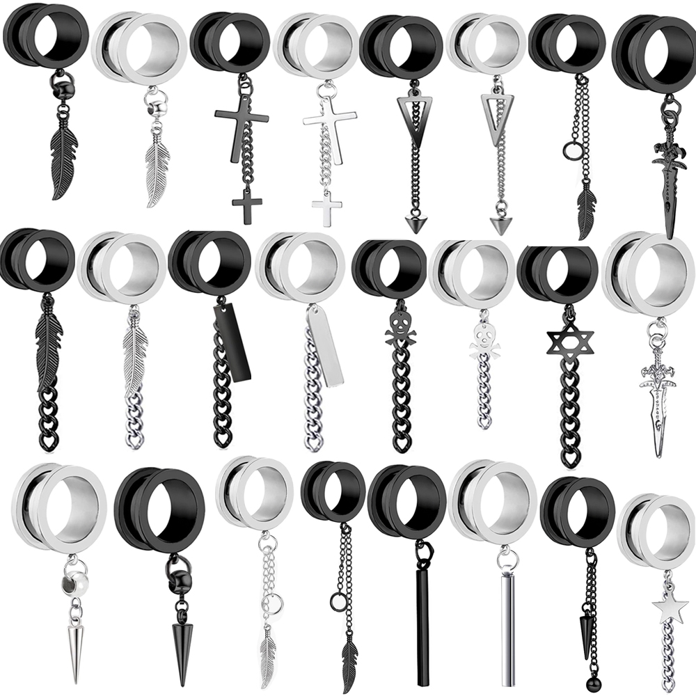 Body Jewelry Ear Gauges - 1 paire de bouchons d'oreille et