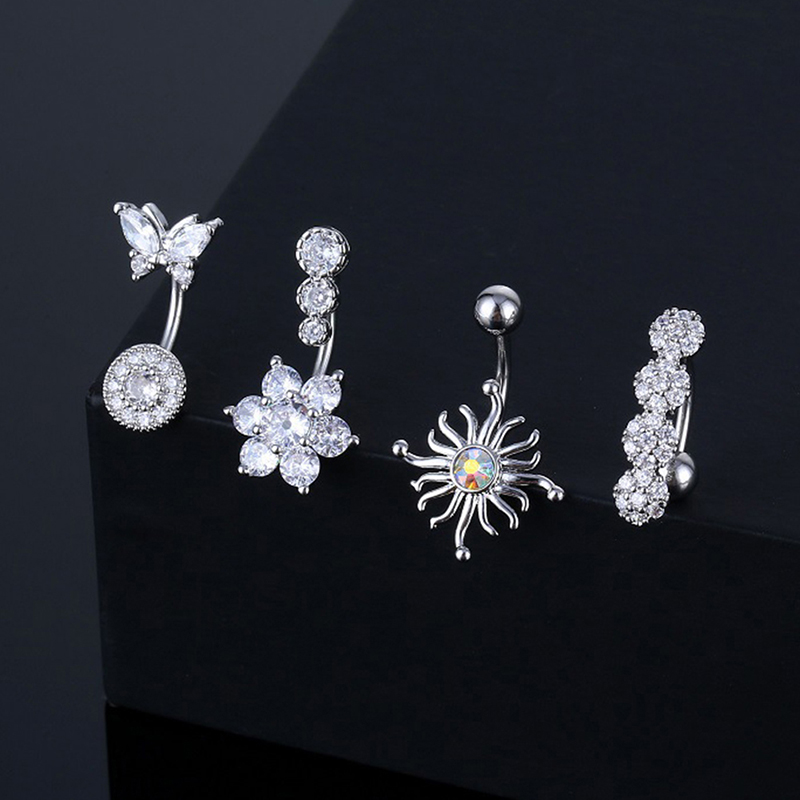 Anneau de nombril en cristal e - Body Jewelry Hoops avis et prix