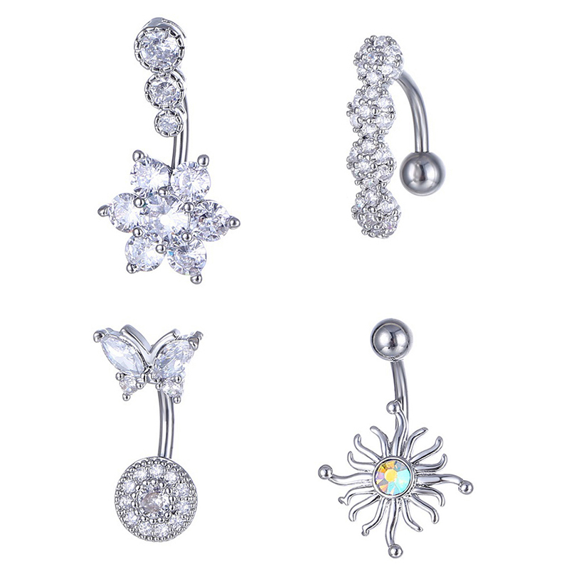 Anneau de nombril en cristal e - Body Jewelry Hoops avis et prix