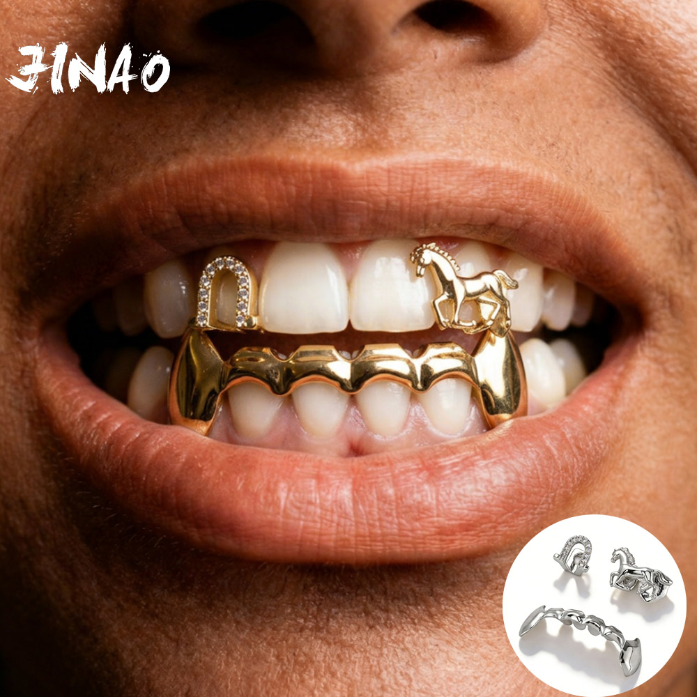 JINAO Hip Hop 3 pièces Grillz  - Body Jewelry Stores avis et prix