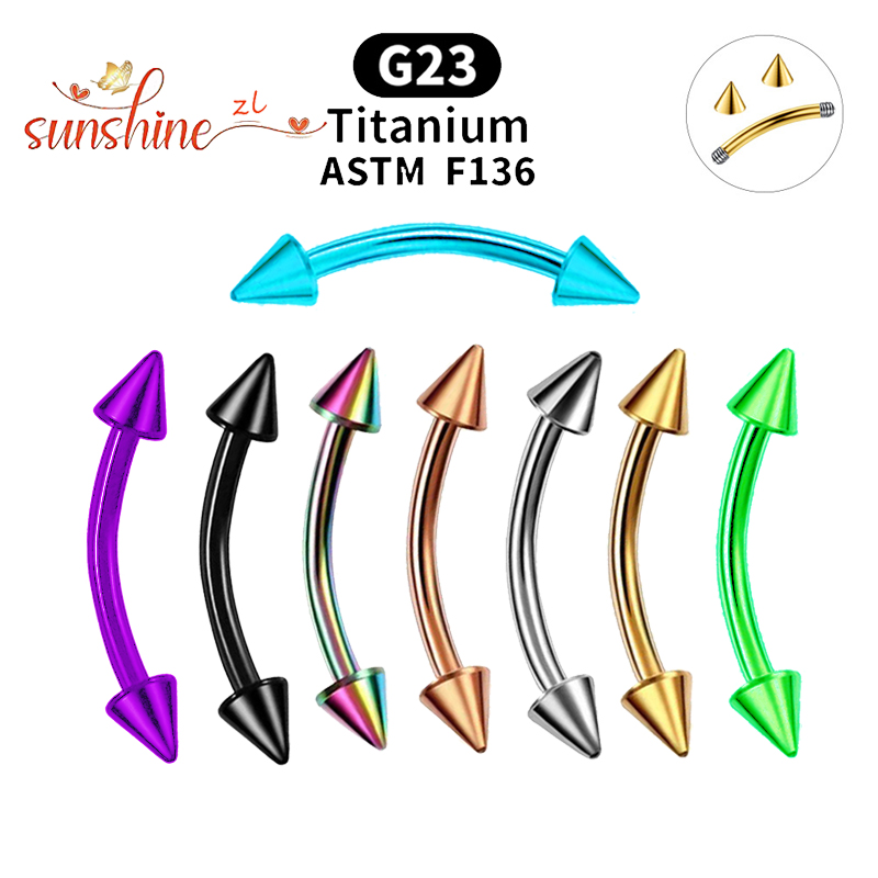G23 Titanium Spike Curved Barb - Rook Curved Barbell avis et prix