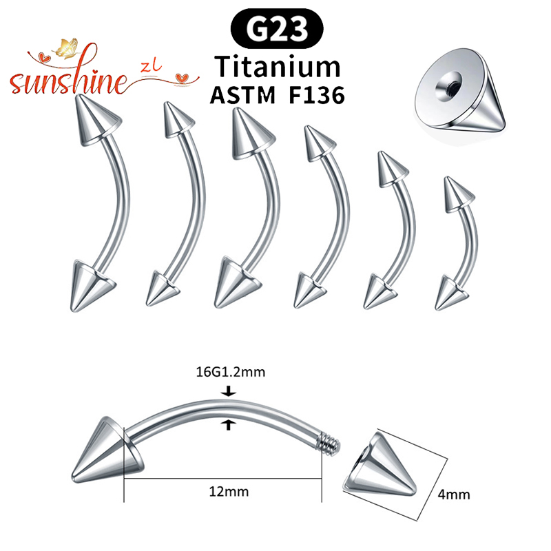G23 Titanium Spike Curved Barb - Rook Curved Barbell avis et prix