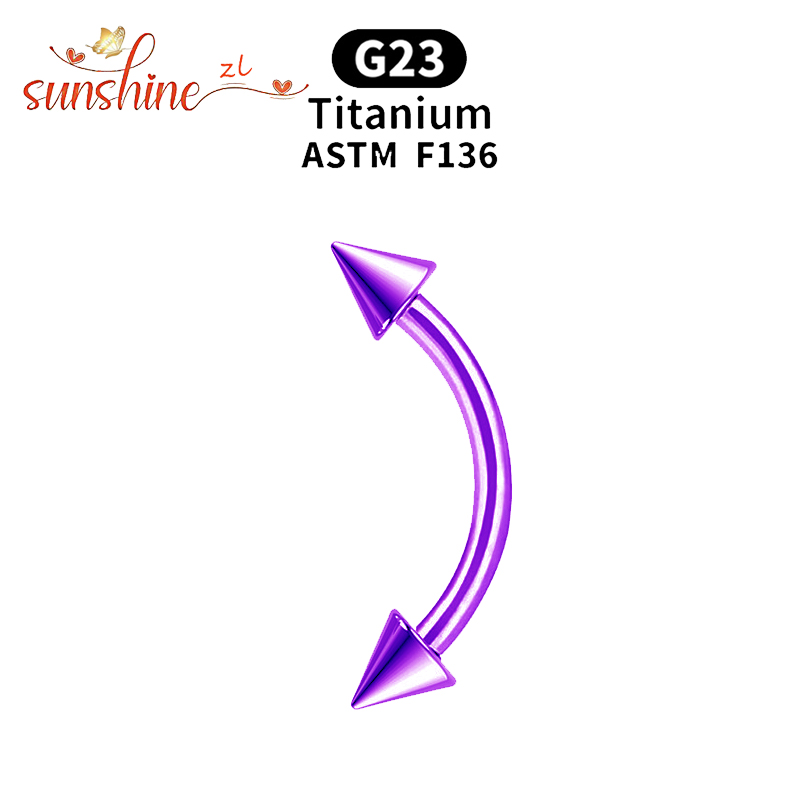 G23 Titanium Spike Curved Barb - Rook Curved Barbell avis et prix