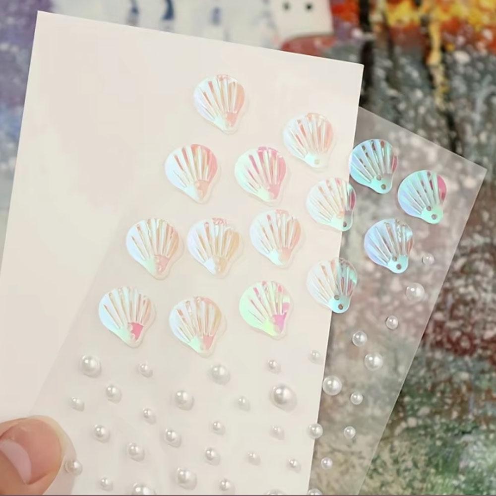 1Sheet Iridescent Shell Mixed  - Body Jewelry Art avis et prix