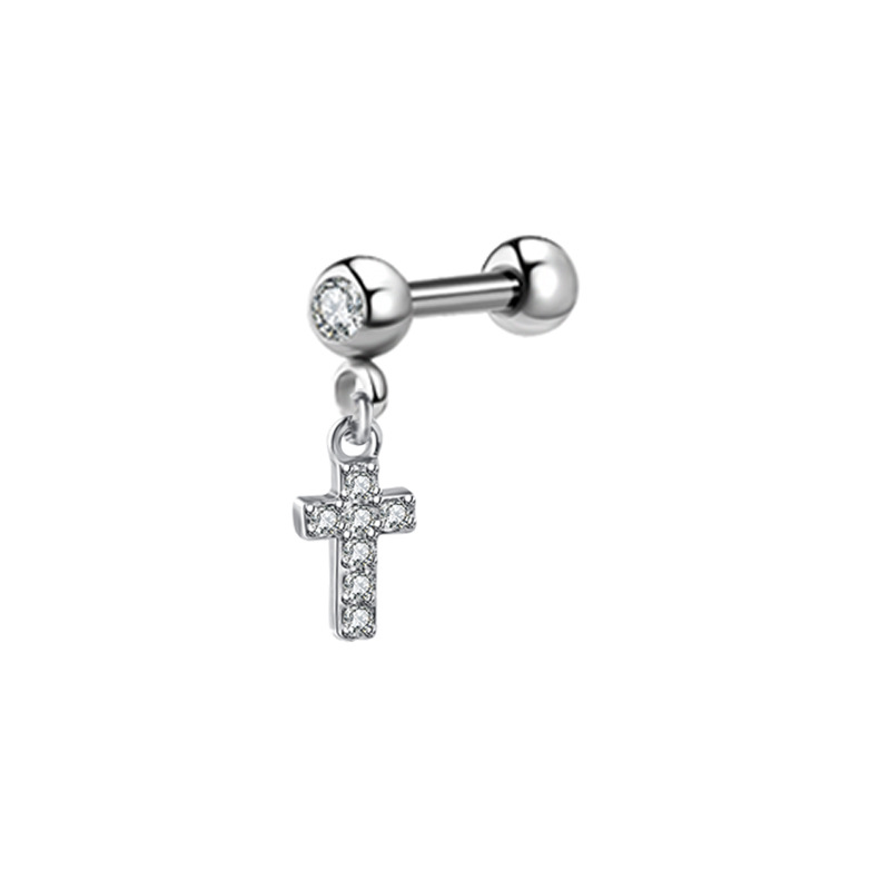 Boucle d'oreille lune Cartilag - Rook Curved Barbell avis et prix