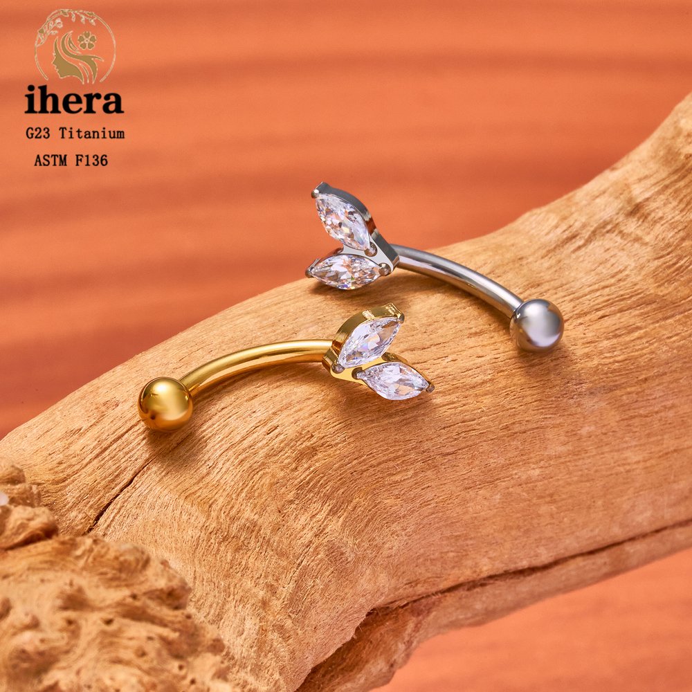 Anneaux de sourcil en titane A - Rook Curved Barbell avis et prix