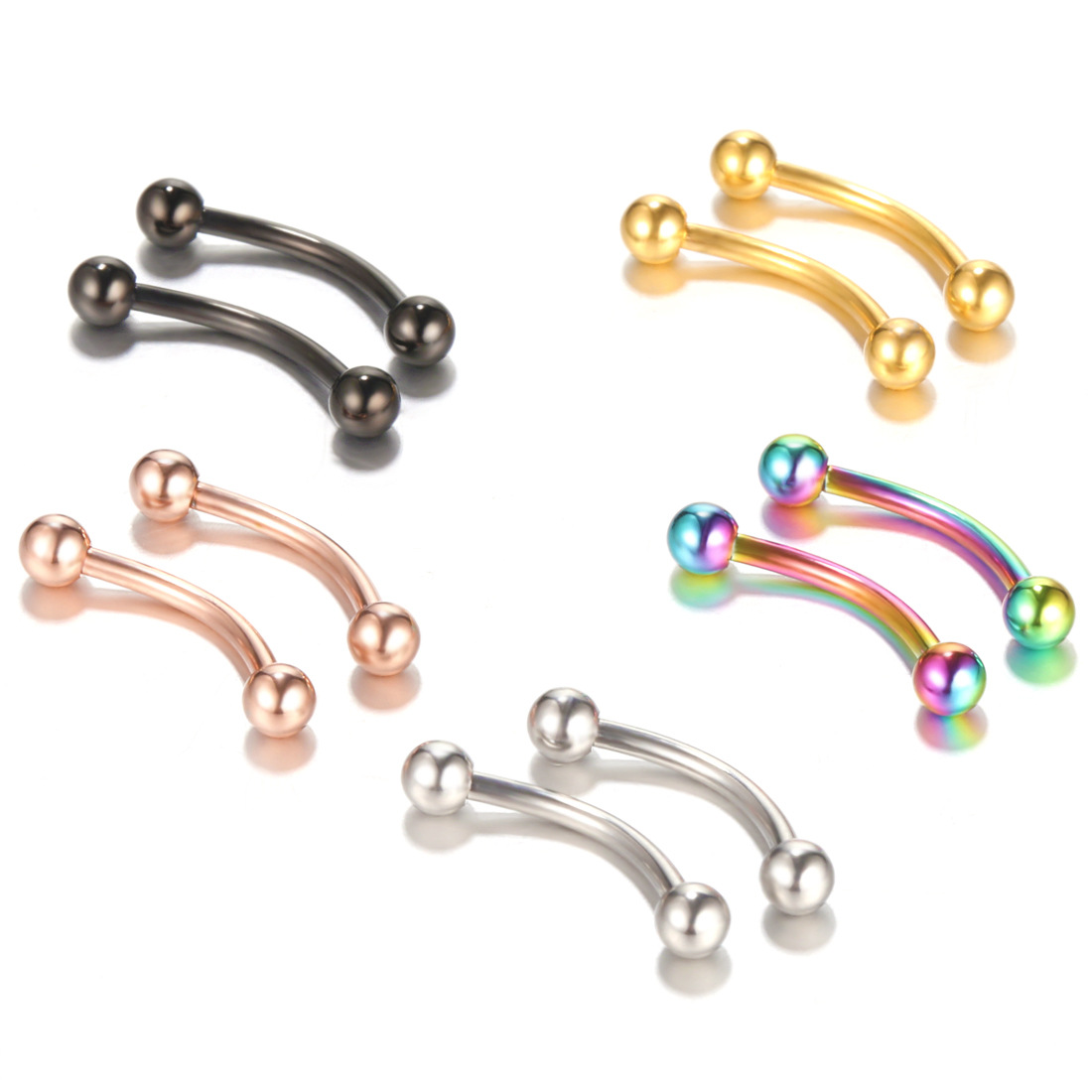 Piercing en Acier pour Eyeblog - Rook Curved Barbell avis et prix