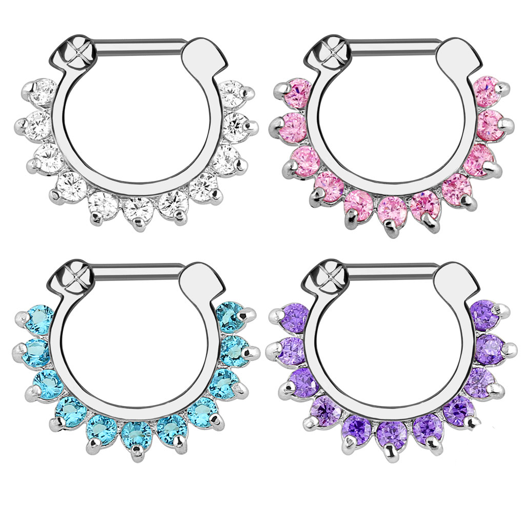 1 pièce Anneau de septum à cli - Body Jewelry Hoops avis et prix