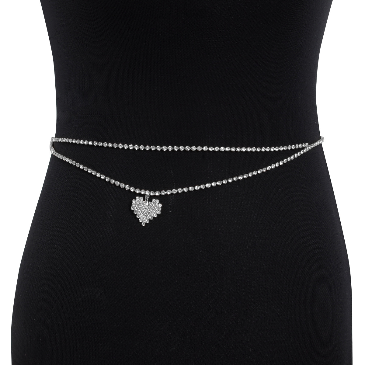 Chaîne de taille en strass à D - Body Jewelry Art avis et prix