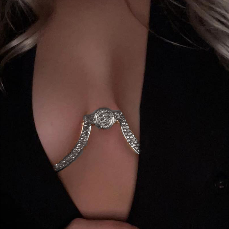Stonefans – chaîne de poitrine - Body Jewelry Art avis et prix