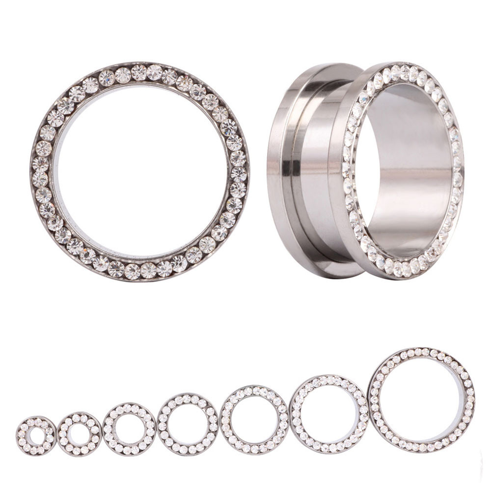 Lot de 2 Tunnels d'oreille en  - Body Jewelry Ear Gauges avis et prix