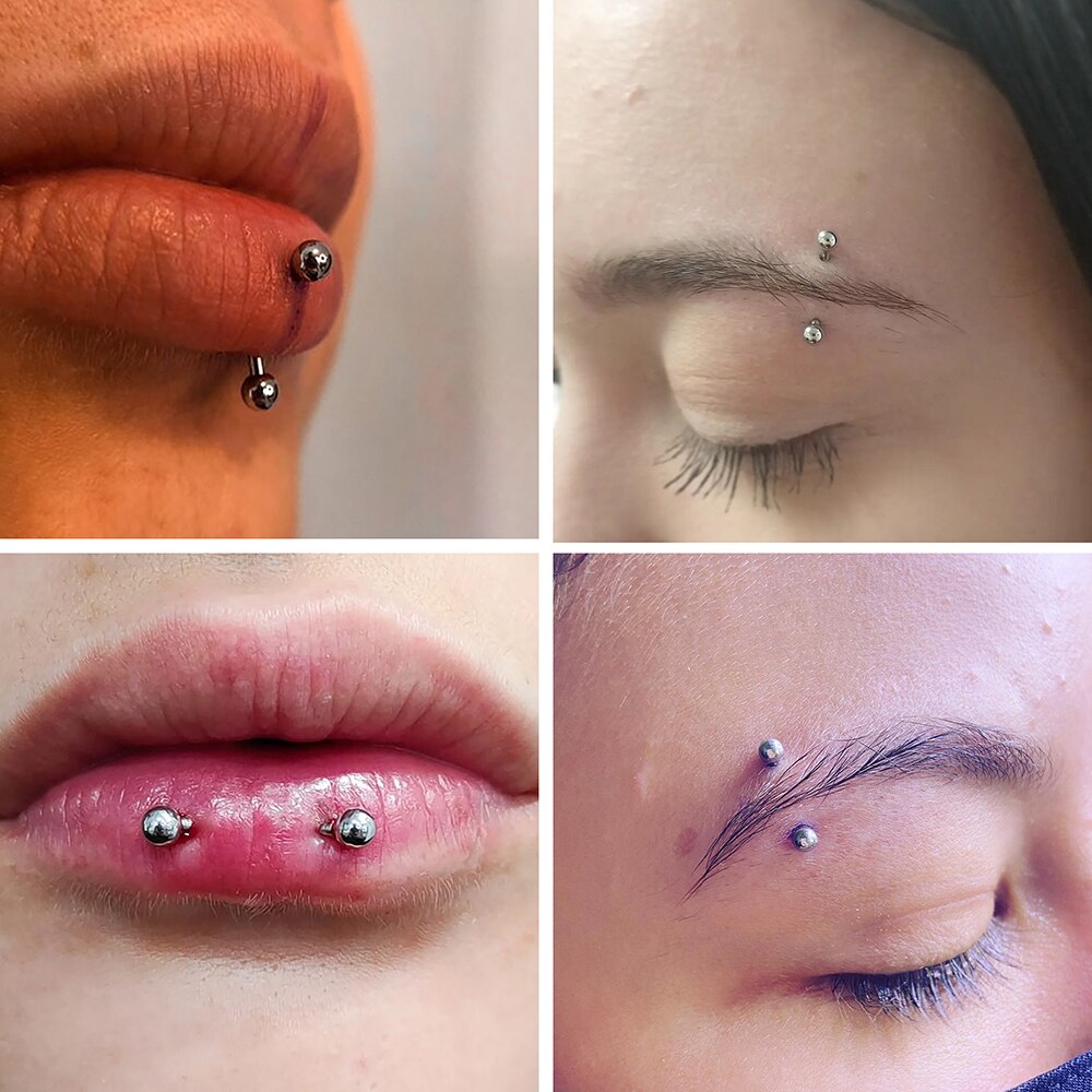 Piercing en titane incurvé, an - Rook Curved Barbell avis et prix