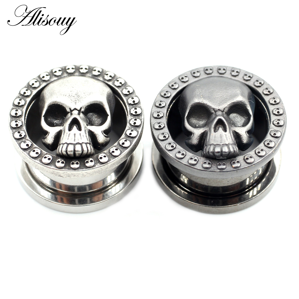 Alisouy 2 pièces 8-25mm acier  - Body Jewelry Ear Gauges avis et prix