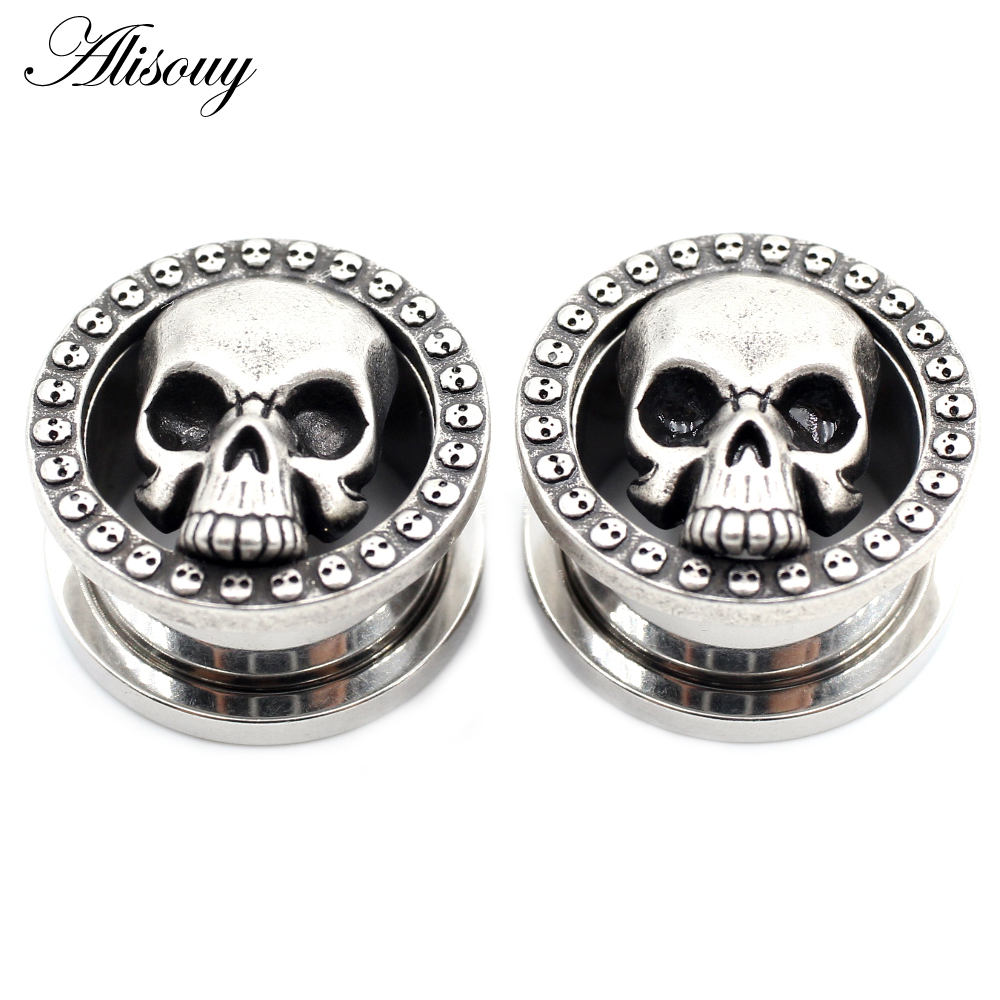 Alisouy 2 pièces 8-25mm acier  - Body Jewelry Ear Gauges avis et prix