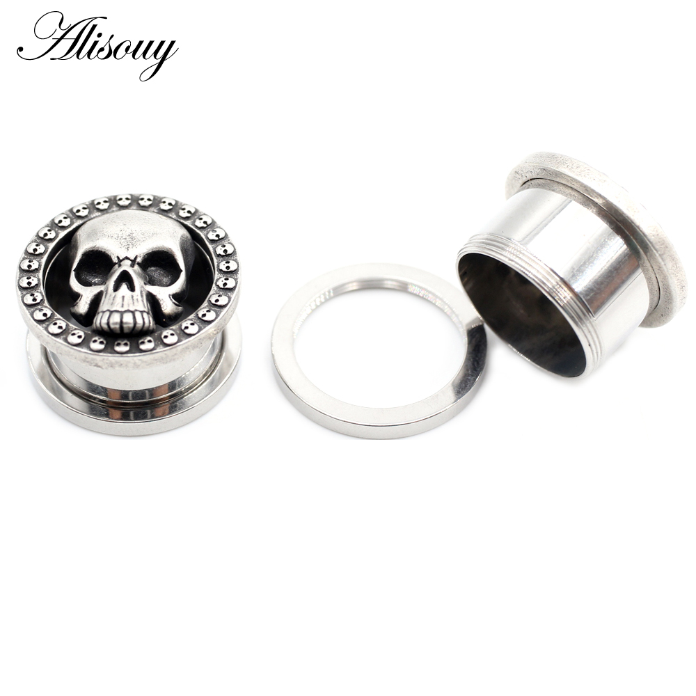 Alisouy 2 pièces 8-25mm acier  - Body Jewelry Ear Gauges avis et prix
