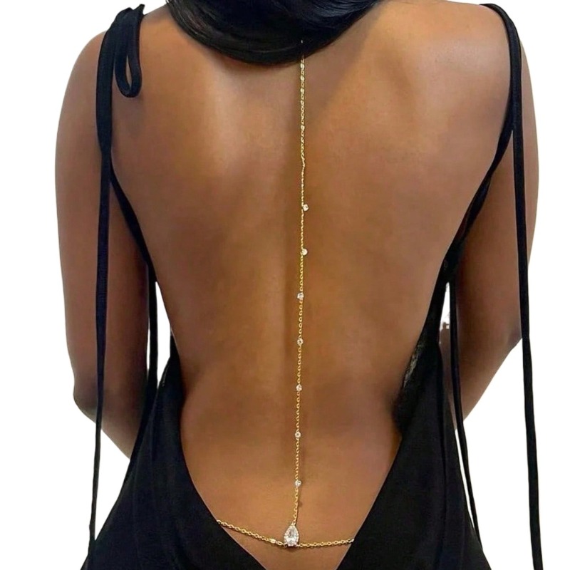 Mariée dos nu strass goutte d' - Body Jewelry Art avis et prix