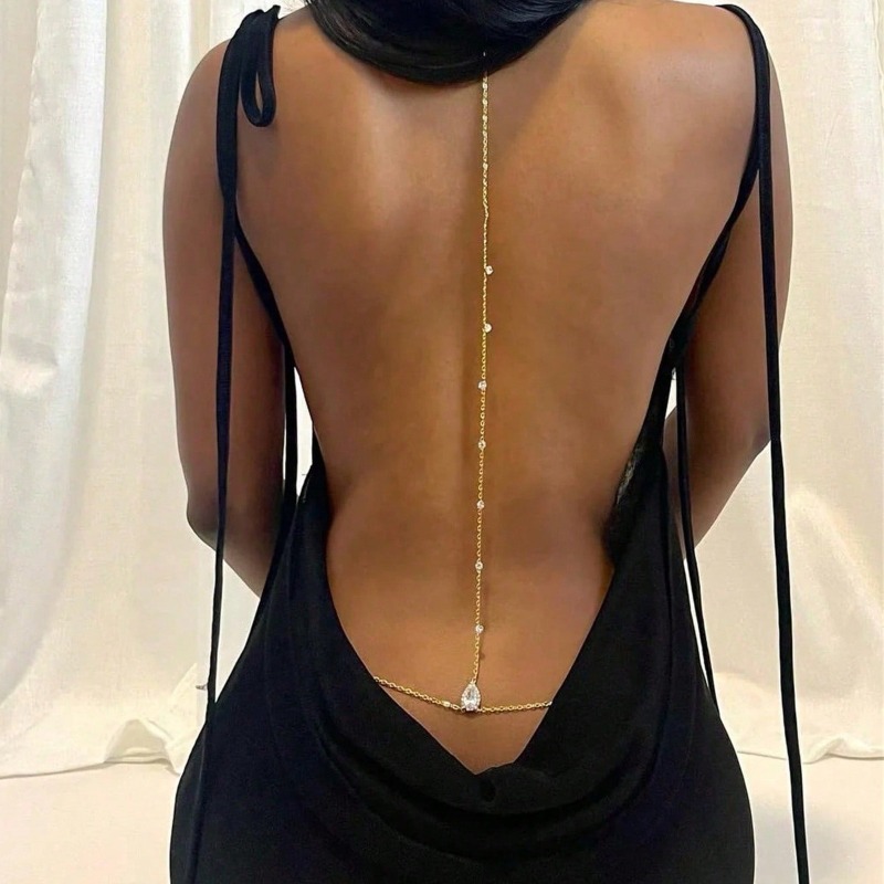 Mariée dos nu strass goutte d' - Body Jewelry Art avis et prix