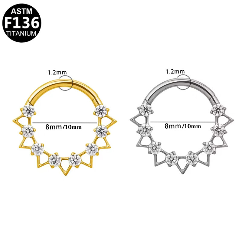 1 pièces G23 titane conque cer - Rook Curved Barbell avis et prix